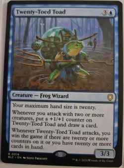 MTG Twenty-Toed Toad Commander: Bloomburrow Regular - Image 1