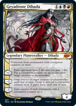 x1 Geyadrone Dihada - Showcase M MTG Modern Horizons 2 M/NM, English - Image 1