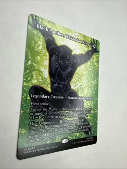 Black Panther, Wakandan King (Borderless) Regular 0087 NM - Image 2
