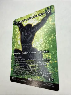Black Panther, Wakandan King (Borderless) Regular 0087 NM - Image 3