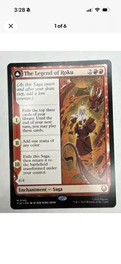 The Legend of Roku Avatar: The Last Airbender Regular NM - Image 1