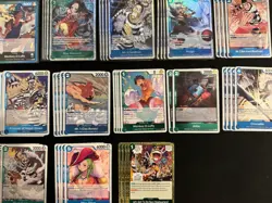 One Piece TCG Monkey D Luffy Green/Blue Competitive Deck - Image 1