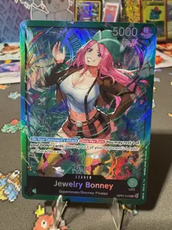 Jewelry Bonney - OP07-019 - Leader - ST24 - English - Near Mint - One Piece CCG - Image 1