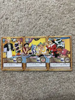 One Piece Carddass Hyper Battle 2001 Bandai C517 C518 C519 Christmas - Image 1