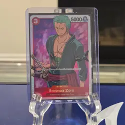 Namco One Piece CCG Roronoa Zoro Romance Dawn OP01-025 Super Rare Foil Rush 5000 - Image 1