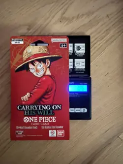 One Piece OP-13 CARRYING ON HIS WILL Sleeved Booster Pack - Heavy - 38.6g - Image 1