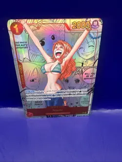 One Piece 2024 Nami English Manga Alternate Art OP01-016 - Image 3