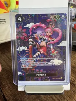 Perona OP06-093 OP14 SP Alternate Art Azure Sea's Seven One Piece Card English - Image 1