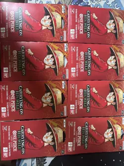 One Piece Op-13 Carry On His Will Blister Pack New Sealed English OP13 Lot Of 8 - Image 1