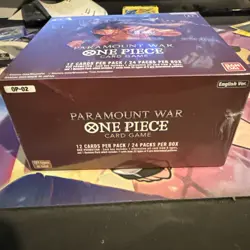 One Piece TCG OP-02 Paramount War Booster Box - New & Sealed - English - Image 4