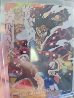 Monkey D Luffy One Piece Dressrosa Holo NH OP-DR-FM01-045 Super RARE - Image 2