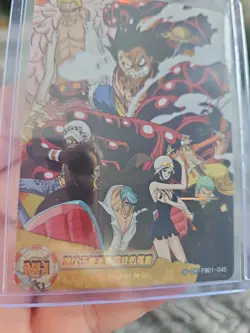 Monkey D Luffy One Piece Dressrosa Holo NH OP-DR-FM01-045 Super RARE - Image 3