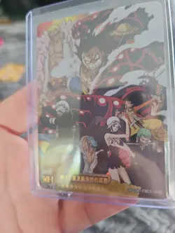 Monkey D Luffy One Piece Dressrosa Holo NH OP-DR-FM01-045 Super RARE - Image 4