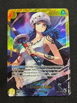 Trafalgar Law Foil SEC Extra Booster: One Piece Heroines Edition EB03 062 NM - Image 1