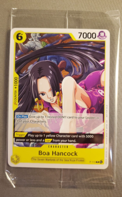 One Piece TCG - Boa Hancock & Luffy SEALED Promo - P-115 - OP15 Release Event - Image 1