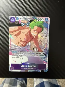 Zoro-Juurou Treasure Rare Alt Art ST18-004 One Piece English - Image 1