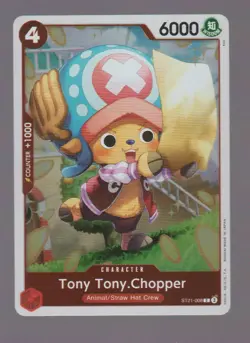 TONY TONY.CHOPPER ST21-008 COMMON STARTER DECK EX: GEAR 5 ONE PIECE FOIL NM/M - Image 1