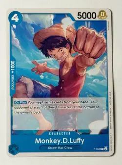 2023 Monkey D. Luffy (Sealed Battle Kit Vol. 1) P-055 One Piece Promo Card ENG - Image 1