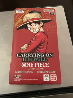 One Piece OP-13 CARRYING ON HIS WILL Sleeved Booster Pack - Heavy - 38g 🔥 - Image 2