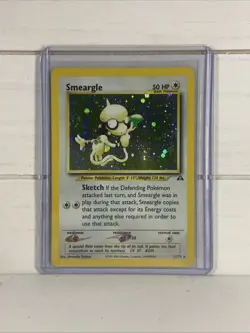 Pokemon TCG Neo Discovery Smeargle 11/75 Holo Unlimited Rare Card - Image 1