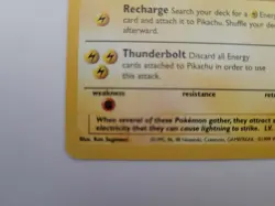 Pokemon TCG Pikachu First Movie Promo 1999 Card Black Star Promo - Image 4