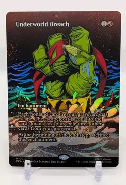 Underworld Breach (Borderless Foil) 0010 PZA Teenage Mutant Ninja Turtles MTG - Image 1