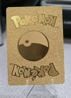 Pokemon Mega Charizard GX 240hp Gold Foil Fan Art Collector Card TCG - Image 2