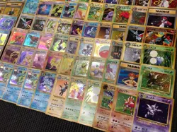 Pokemon Japanese Vintage Holo Lot 200 Card Old Back Gyarados Entei Zapdos LP-HP - Image 3