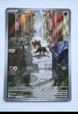 Litleo 139/132 Illustration Rare Pokemon Card Mega Evolutions - English TCG - Image 1