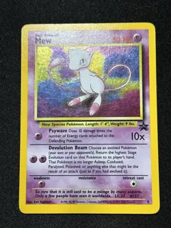 Mew 9 Holo Promo NM/LP -Vintage Holo Rare Pokemon Card- Black Star Promo (6s) - Image 2