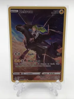 Pokemon Zekrom TG05/TG30 Trainer Gallery Holo Trading Card NM - Image 1