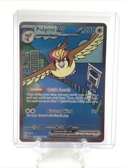 Pokemon Pidgeot EX Obsidian Flames 225/197 Holo Trading Card NM - Image 1