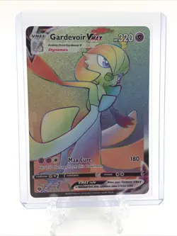 Pokemon Gardevoir VMAX Rainbow Secret Rare Champions Path Holo Trading Card NM - Image 1