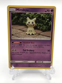 Pokemon Mimikyu Cosmic Eclipse 97/236 Yuka Morii Trading Card NM - Image 1
