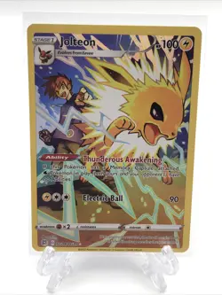 Pokemon Jolteon Brilliant Stars TG04/TG30 Trainer Gallery Holo Trading Card NM - Image 1