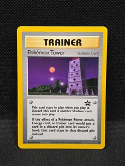 Pokemon Tower #42 Black Star Promo Trainer WOTC 2000 Pokemon Card - Image 1