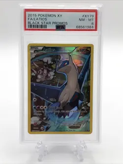 2015 Pokemon Latios Full Art Black Star Promo Holo XY PSA 8 Graded Trading Card - Image 1
