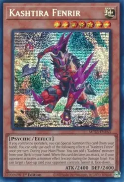 Yugioh! LP Kashtira Fenrir - MP23-EN163 - Prismatic Secret Rare - 1st Edition Li - Image 1