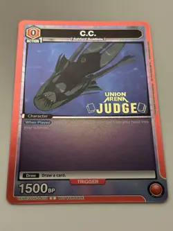 C.C. C2 Judge Pack Promo UEPR/CGH-1-075 Union Arena Card Code Geass - Image 1