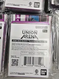 Union Arena Demo Deck Bleach Thousand Year Blood War Lot.40 - Image 1