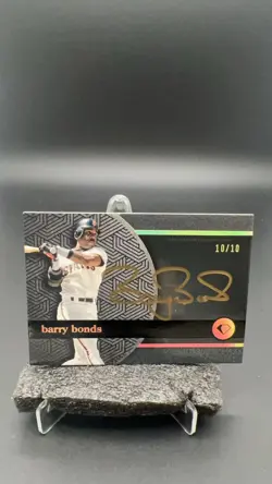 2024 Topps Diamond Icons Barry Bonds Black Polychromatink Auto 10/10 #4968 S - Image 1