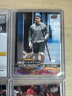 ✅2025-26 Upper Deck Series 2 Lot 8 Young Guns - Dickinson Mugar’s Nystrom Ward - Image 5
