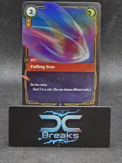 2025 Riftbound Origins En Falling Star 29/298 Spell Halo Rare - Image 1
