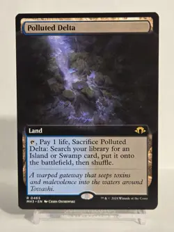 MTG Polluted Delta (Extended)- Modern Horizons 3 (MH3) 0465 - Near Mint / Mint - Image 1