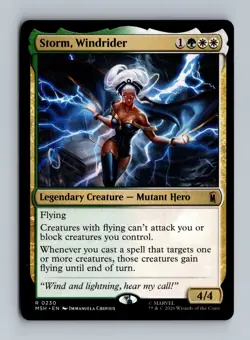 Storm, Windrider 0230 (R) MTG Marvel Super Heroes (MSH) - Image 1
