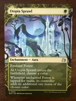 Utopia Sprawl U Wilds of Eldraine: Enchanting Tales 63 NM - Image 1