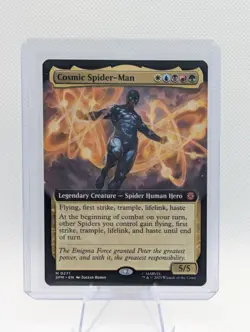 Magic The Gathering Spider-Man Cosmic Spider-Man #0271 Extended Art Non-Foil - Image 1