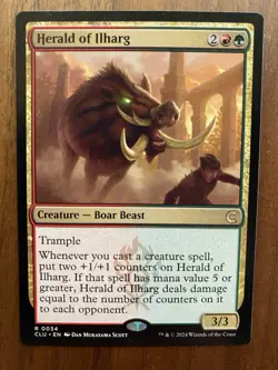 Herald of Ilharg x1 NM Ravnica: Clue Edition MTG - Image 1
