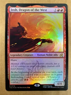 MTG 1x FOIL Iroh, Dragon of the West 119 Avatar: The Last Airbender Magic x1 NM - Image 1