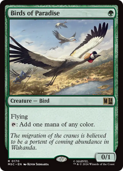 Birds of Paradise - 170 - MSC - Near Mint - MTG - Image 1